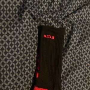 LeBron James size large Nike socks